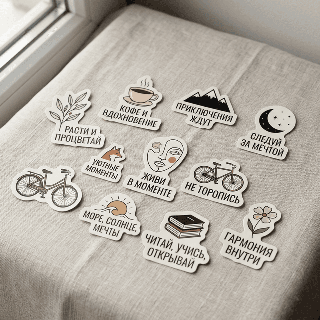 Печать: Фирменные стикеры на заказ